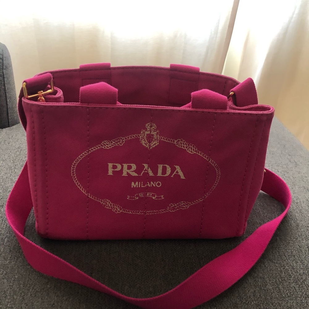 PRADA CANAPA Canvas crossbody